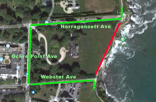 Newport RI S Cliff Walk Combines Ocean Views Mansions And A Rocky Cliffwalk Detour 2 